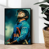 MS Dhoni - cricket wall art